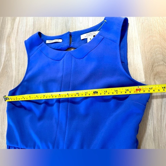 Maison Scotch & Soda “Another Day in Paradise” Blue Peplum Dress. Size 1(S) - Picture 7 of 10